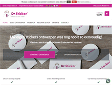 Tablet Screenshot of drsticker.nl